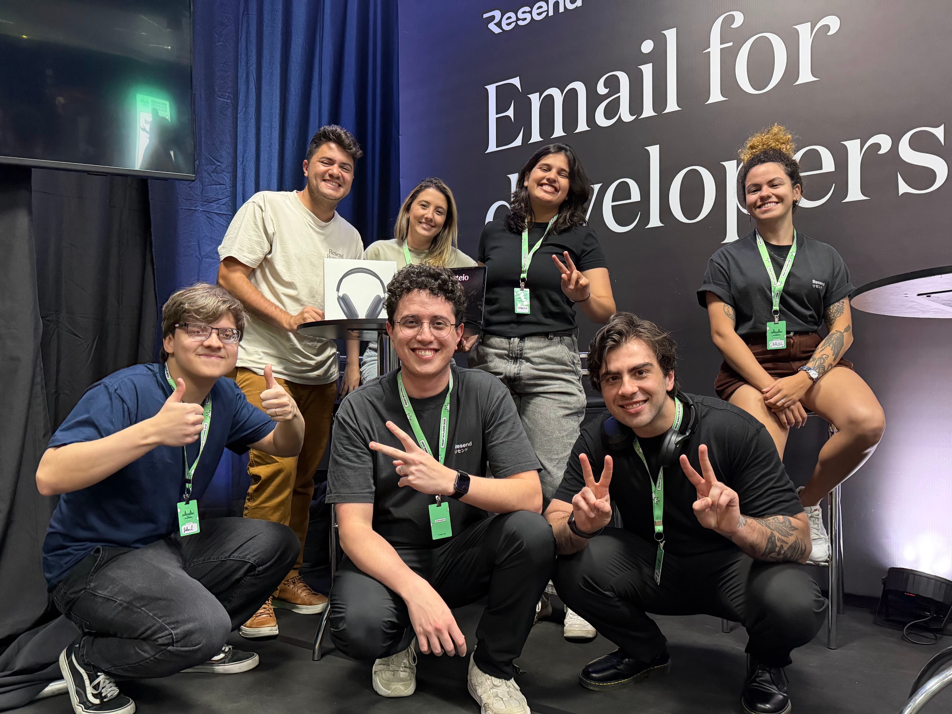 Resend team at Front in Floripa